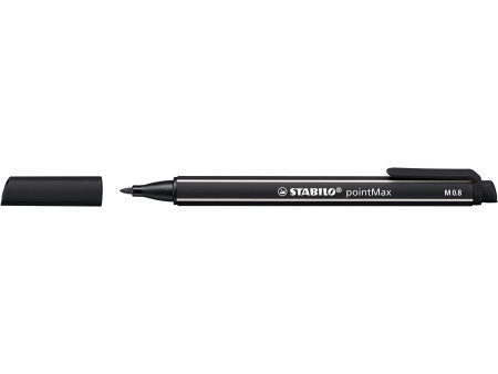 STABILO Stylo-feutre pointMax, étui en plastique de 12