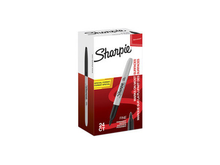 Sharpie Marqueur permanent FINE, Value pack, noir