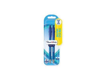 Paper:Mate Stylo à bille FlexGrip Ultra, blister de 5, noir