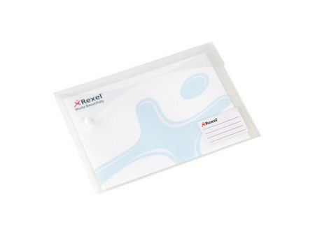 Rexel Pochette à documents Xtra Folder A4, blanc translucide
