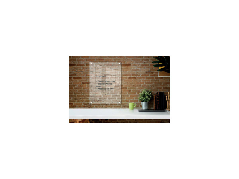 nobo Tableau blanc mural acrylique, (L)300 x (P)28x (H)300mm