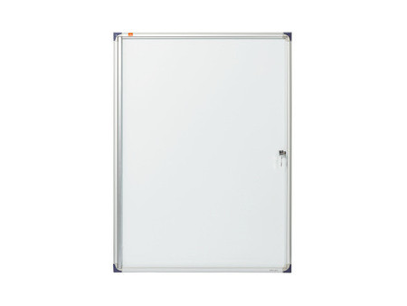 nobo Vitrine, extra plat, fond métal, 1 x format A4