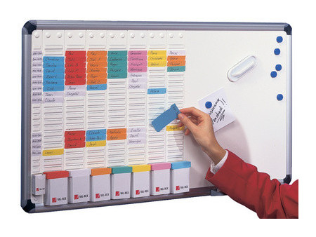 nobo Tableau Blanc avec planning hebdomadaire