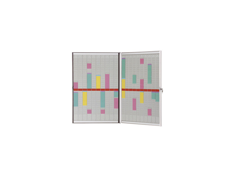 nobo Kit planning, pliable, fermable à clé, avec accessoires