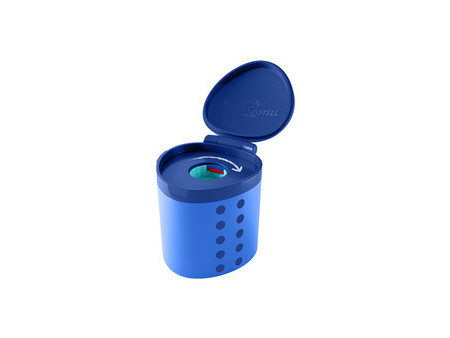 FABER-CASTELL Taille-crayon Grippy, bleu