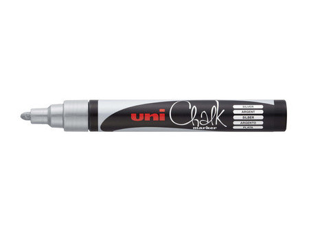 uni-ball Marqueur craie Chalk marker PWE5M violet métallique