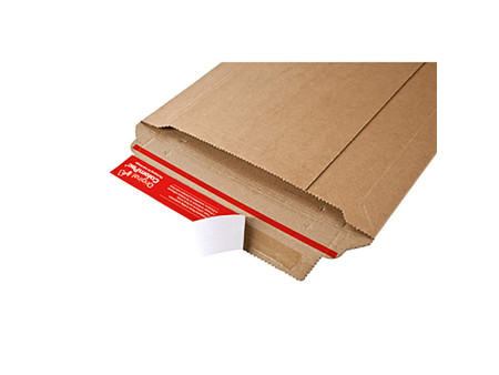 ColomPac Pochette d'expédition, en carton ondulé marron
