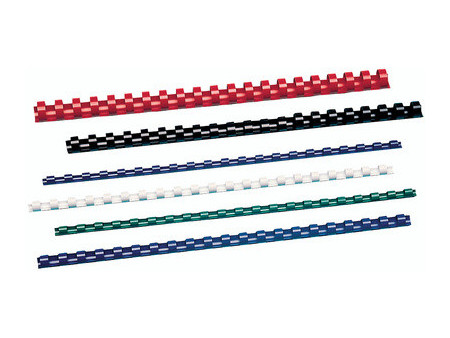 GBC Peigne à relier en plastique CombBind, A4, 10 mm, blanc