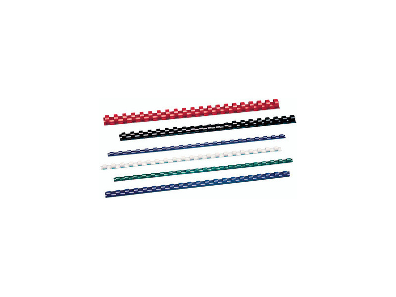 GBC Peigne à relier en plastique CombBind, A4, 12 mm, bleu