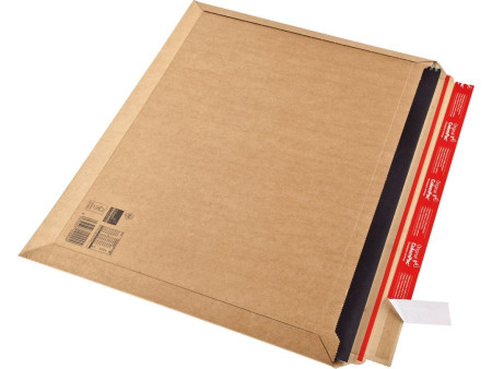 ColomPac Pochette d'expédition, en carton ondulé marron