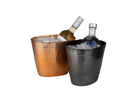APS Seau à vin/champagne pour 1 bouteille, cuivre