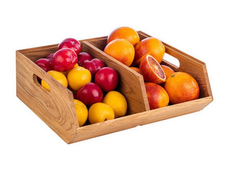 APS Boîte à buffet MODULO, 2 compartiments, chêne naturel
