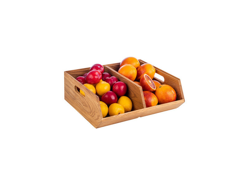 APS Boîte à buffet MODULO, 2 compartiments, chêne naturel