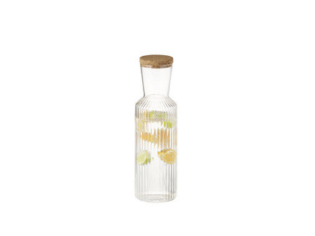 APS Carafe en verre LINES, 1,0 litre, transparent
