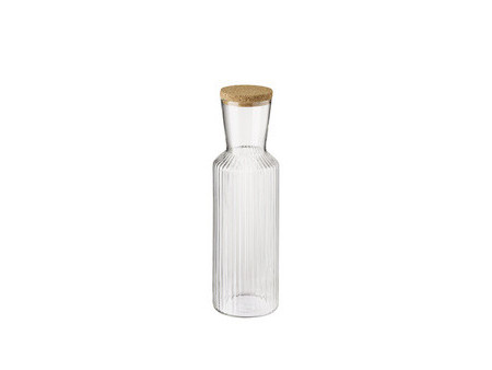 APS Carafe en verre LINES, 1,0 litre, transparent