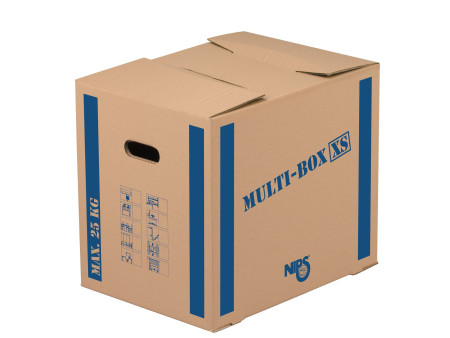 tidyPac Carton de transport L, avec porte-étiquettes