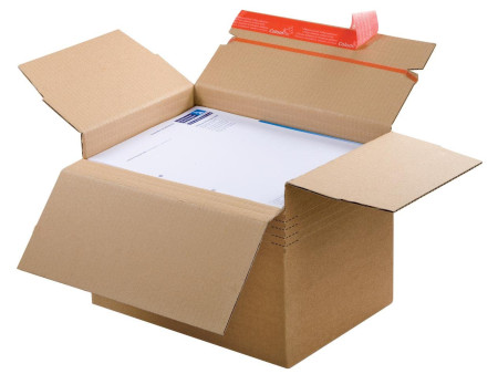 ColomPac Carton fond automatique, fermeture autocollante, A4