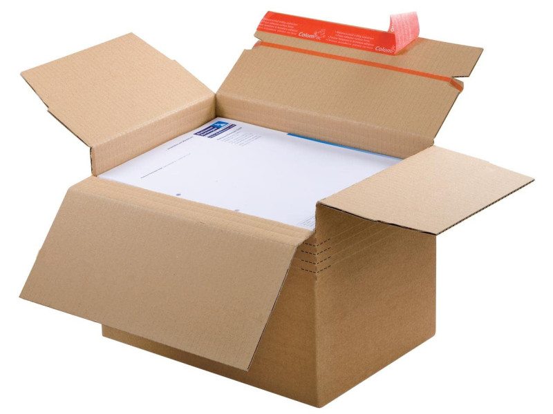 ColomPac Carton fond automatique, fermeture autocollante, A4
