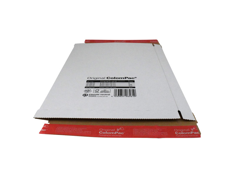 ColomPac Carton d'expédition paquet, pour marchandise, blanc