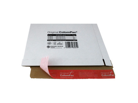ColomPac Carton d'expédition paquet, pour marchandise, blanc