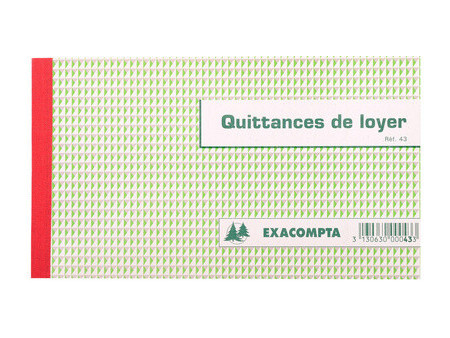 EXACOMPTA Manifold 'Quittances de loyer', 125 x 210 mm