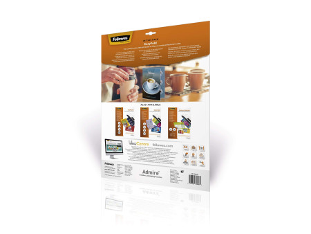 Fellowes Pochette de plastification, avec pli, A3, 160