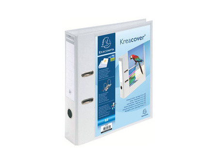EXACOMPTA Classeur à levier Prem'Touch Kreacover, A4, blanc