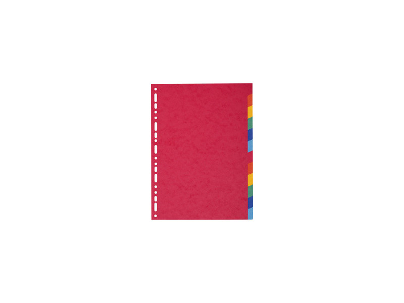EXACOMPTA Intercalaires en carton, A4 Maxi, 6 touches