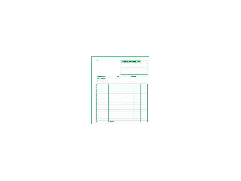 EXACOMPTA Manifold 'Commandes', 297 x 210 mm, tripli