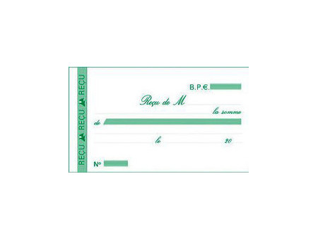 EXACOMPTA Manifold 'Reçus', 105 x 180 mm, dupli