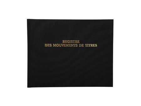 EXACOMPTA Registre 'Mouvements de titre', 240 x 320 mm
