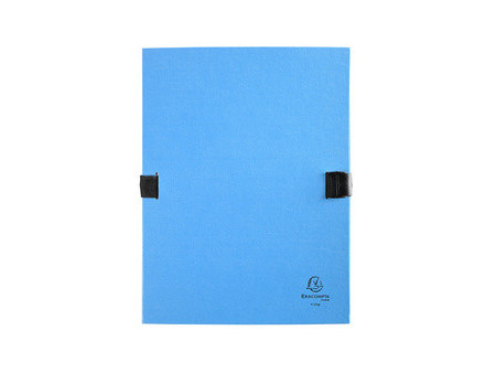 EXACOMPTA Chemise à dos extensible N'CLIP, A4, bleu