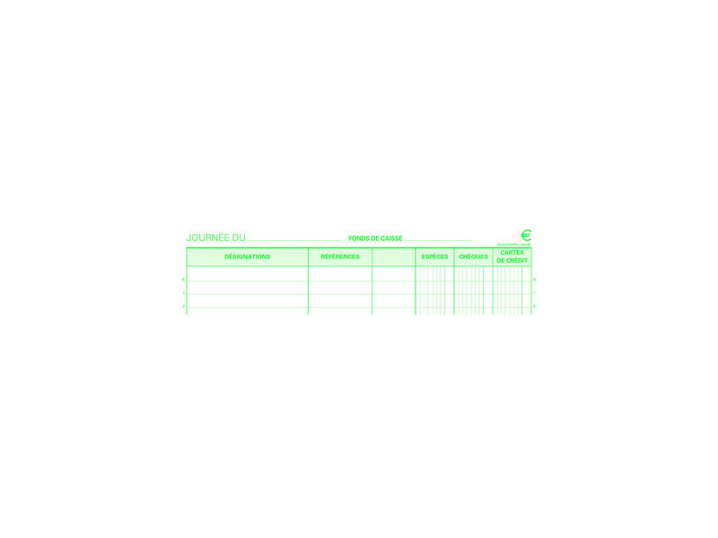 EXACOMPTA Manifold 'Encaissement', 297 x 210 mm, dupli