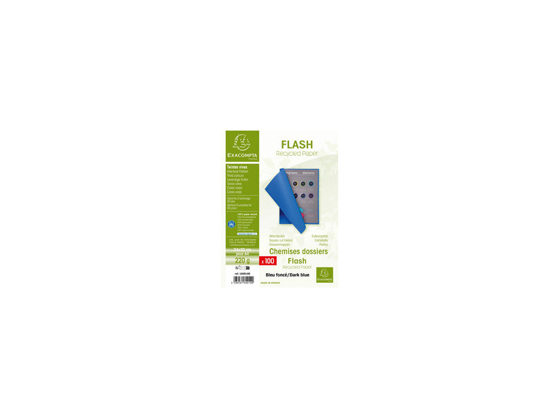 EXACOMPTA Chemise 'Flash 220', A4, carton, assorti