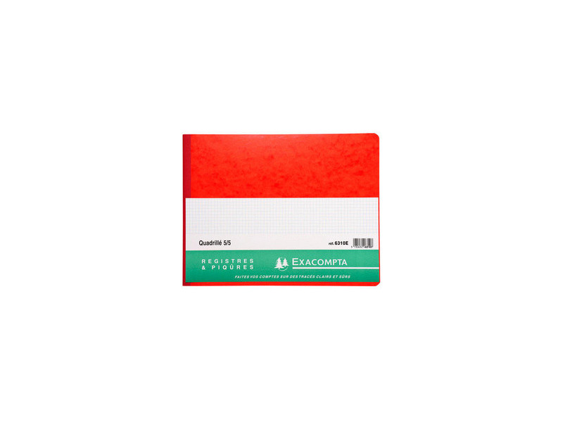 EXACOMPTA Piqûre Quadrillé 5x5, 250 x 320 mm horizontal