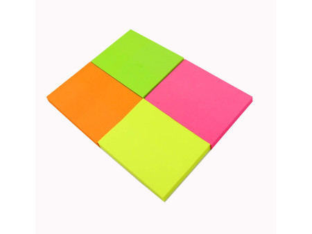 Kores Note adhésive 'Multicolour', 40 x 50 mm, couleurs fluo