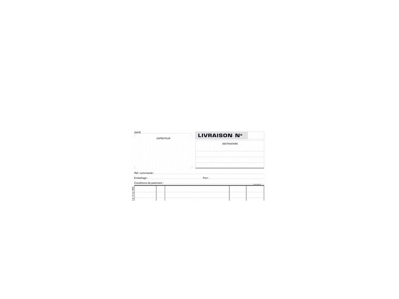 EXACOMPTA Manifold 'Livraisons', 297 x 210 mm, tripli