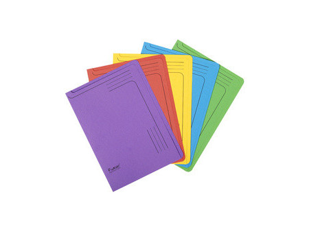 EXACOMPTA Chemises coin FOREVER, A4, carton, assorti