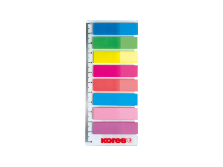 Kores Marque-pages repositionnable en film, 12 x 45 mm,