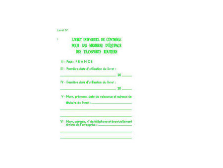 EXACOMPTA Carnet pour transporteurs, 148 x 105 mm