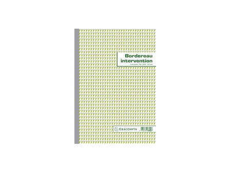 EXACOMPTA Manifold 'Bordereau intervention', dupli