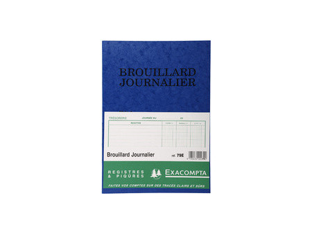 EXACOMPTA Piqûre 'Brouillard Journalier', 270 x 195 mm
