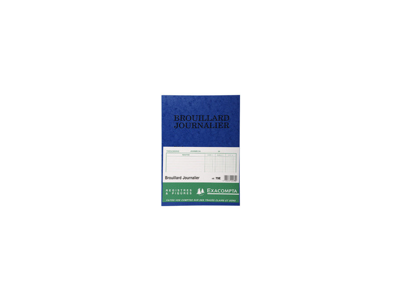 EXACOMPTA Piqûre 'Brouillard Journalier', 270 x 195 mm