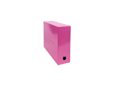 EXACOMPTA Boîte transfert Iderama, 90 mm, rose