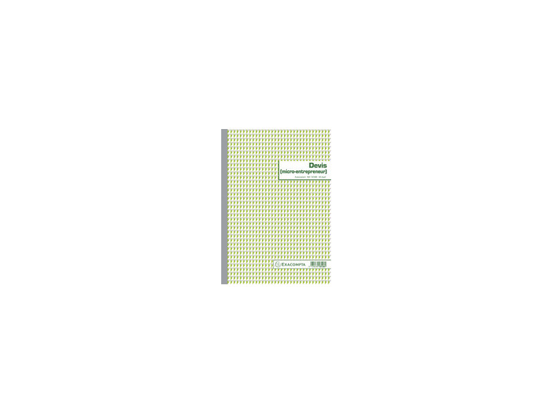 EXACOMPTA Manifold 'Devis micro entrepreneur', 297 x 210 mm