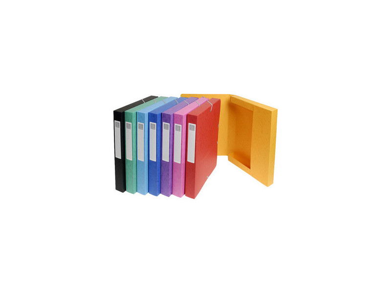 EXACOMPTA Boîte de classement, carton, dos: 60 mm, bleu