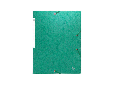 EXACOMPTA Chemise à élastique Scotten, carton, A4, vert