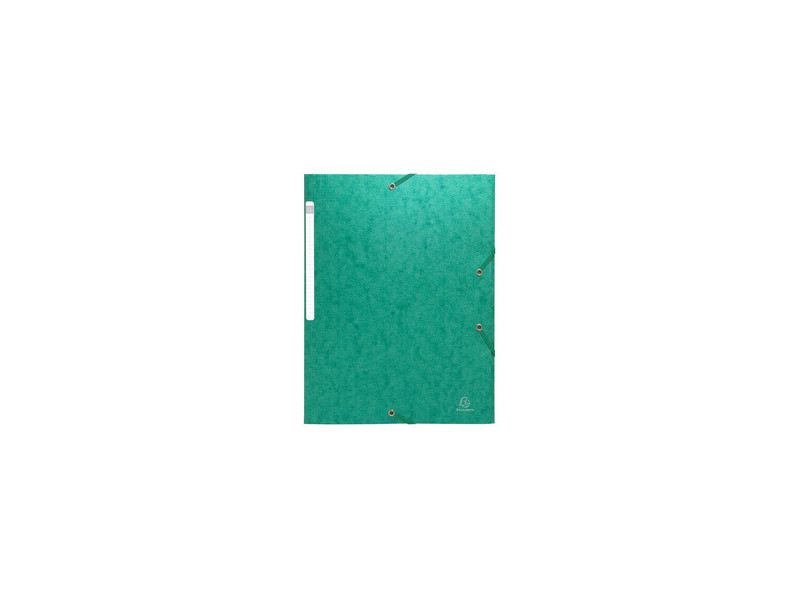 EXACOMPTA Chemise à élastique Scotten, carton, A4, vert