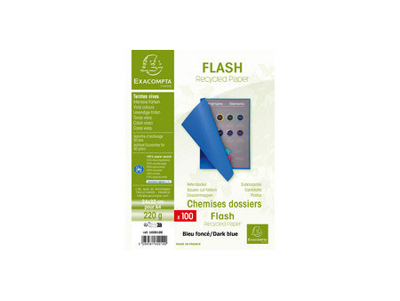 EXACOMPTA Chemise 'Flash 220', A4, carton, assorti