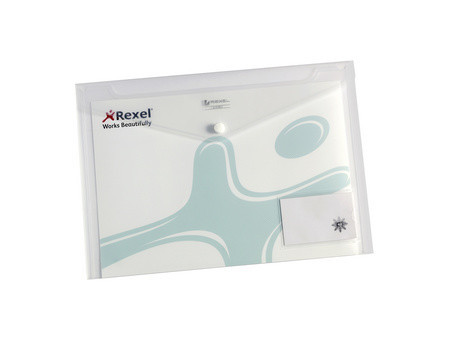 Rexel Pochette à documents, A4, PP, transparent